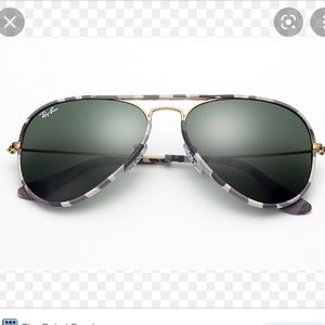 Rayban aviators camo